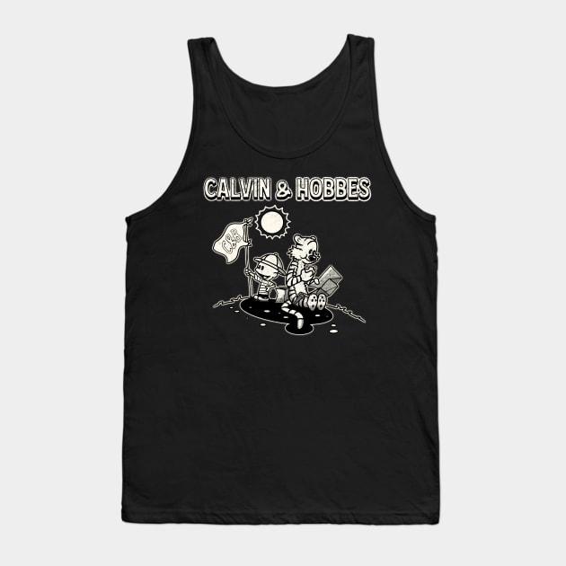 Drawing retro Vintage 80s and 90s funny Climb a Mountain Peak Tank Top by aiWallpaperCollection